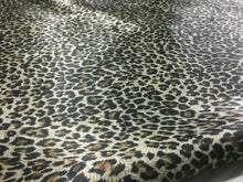 Load image into Gallery viewer, NEW High Class Designer Multicoloured Silky Soft Satin Leopard Print Fabric 4