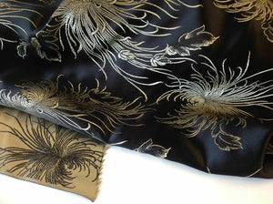 NEW Silky BROCADE GORGEOUS JACQUARD Fabric 44" 113cm Dress Film Costume Art NEW