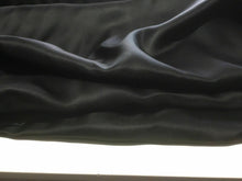 Load image into Gallery viewer, New High Class Designer Black 100% Silk Twill Fabric 39&quot; 101 cm Made In England SECONDS