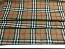 Load image into Gallery viewer, New High Class Designer Poly Wool Mix Check Fabric 59&quot; 150 cm Garment Material