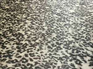 NEW High Class Designer Multicoloured Silky Soft Satin Leopard Print Fabric 1