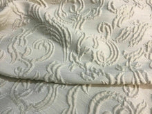 Load image into Gallery viewer, New High Class Designer Cream Floral Rope Metallic Jacquard Brocade Fabric 55”