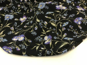 NEW Beautiful Designer German Viscose Floral Print Fabric 58'' 149 cm Dress Art