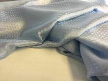 Load image into Gallery viewer, NEW 100% Silk Matt Silver Silk Marocain Spots Fabric 54&quot; Dress Cloth Material