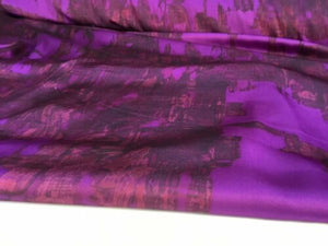 NEW Italian High Class Designer Soft Satin Print Fabric Material 58" 148 cm