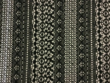 Load image into Gallery viewer, NEW High Class Designer Multi Border Jet Black Lace Fabric 56&quot;144cm In Fashion K