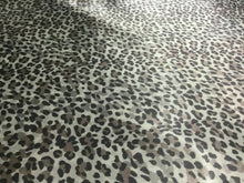 Load image into Gallery viewer, NEW High Class Designer Multicoloured Silky Soft Satin Leopard Print Fabric 3