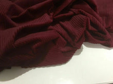 Load image into Gallery viewer, NEW High Class Designer Maroon Colour Jumbo Corduroy Fabric 44&#39;&#39; 112 cm Material