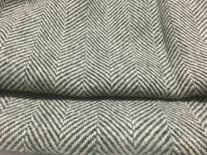 New Highest Quality 100% Wool Herringbone Overcoat Weight Fabric Made in England