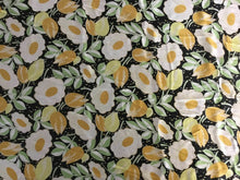 Load image into Gallery viewer, NEW 100% Silk Chiffon Floral Leaves Fabric 53&quot; 136 cm Leaf Dress Cloth Garment