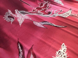 NEW High Class Designer Satin Print Fabric Material 44" 112 cm Garment Material