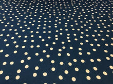 Load image into Gallery viewer, NEW High Class Designer Dusky Pink Polka Dots Soft Satin Print Fabric Material