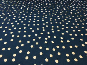NEW High Class Designer Dusky Pink Polka Dots Soft Satin Print Fabric Material