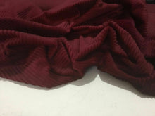 Load image into Gallery viewer, NEW High Class Designer Maroon Colour Jumbo Corduroy Fabric 44&#39;&#39; 112 cm Material