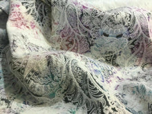 Load image into Gallery viewer, New High Class Multicolored Embossed Paisley Floral Jacquard Brocade Fabric