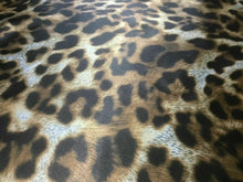 Load image into Gallery viewer, NEW High Class Designer Multicoloured Silky Soft Satin Leopard Print Fabric 6