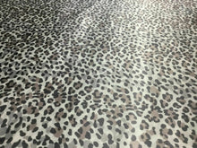 Load image into Gallery viewer, NEW High Class Designer Multicoloured Silky Soft Satin Leopard Print Fabric 3