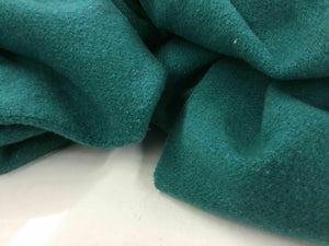 New High Class Designer Sea Green Colour Wool Fabric 63" 161 cm Seen On Catwalk