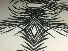 Load image into Gallery viewer, New High Class Designer Panel Border Satin Print Fabric Dress Material Garment