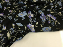 Load image into Gallery viewer, NEW Beautiful Designer German Viscose Floral Print Fabric 58&#39;&#39; 149 cm Dress Art