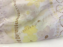 Load image into Gallery viewer, NEW Italian 100% Silk Crinkle Chiffon Floral Print Fabric 51&quot; 130 cm Dress Scarf