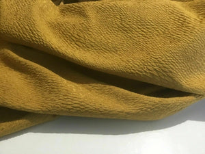 New High Class Designer Mustard Heavy Jacquard Brocade Shiny Cloque Fabric