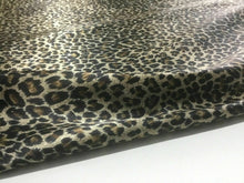 Load image into Gallery viewer, NEW High Class Designer Multicoloured Silky Soft Satin Leopard Print Fabric 4