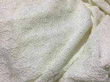 Load image into Gallery viewer, New High Class Designer Embossed Ivory Cream Stretch Jacquard Lace Fabric Dress