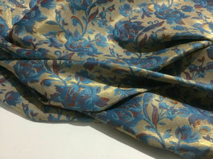 New Italian Floral Light Weight BROCADE GORGEOUS JACQUARD Fabric Dress Costume