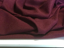 Load image into Gallery viewer, New High Class Designer Plum Heavy Jacquard Brocade Shiny Cloque Fabric