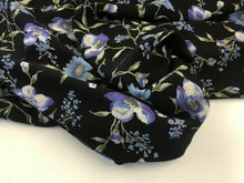 Load image into Gallery viewer, NEW Beautiful Designer German Viscose Floral Print Fabric 58&#39;&#39; 149 cm Dress Art