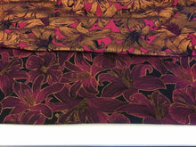Load image into Gallery viewer, New Italian Reversible Glitter Floral BROCADE GORGEOUS JACQUARD Fabric Dress