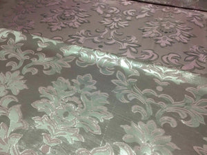 NEW Italian Designer Reversible Damask BROCADE GORGEOUS JACQUARD LUREX Fabric