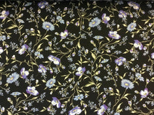 Load image into Gallery viewer, NEW Beautiful Designer German Viscose Floral Print Fabric 58&#39;&#39; 149 cm Dress Art