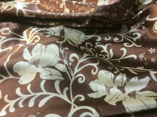Load image into Gallery viewer, New Gorgeous High Class Designer Floral Satin Print Fabric Art Dress Garment