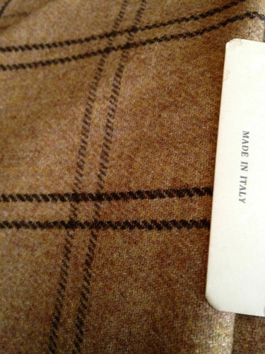 NEW Beautiful Italian Superior Wool Check Fabric 61