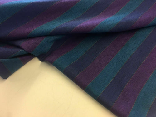 NEW Gorgeous Designer Multicolored Stripe Viscose Fabric 44