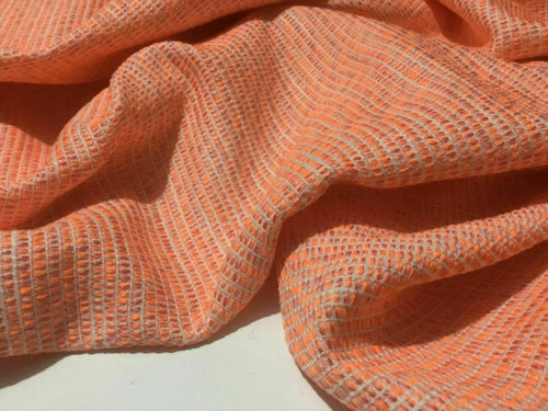 New Fabulous High Class Designer Multicolored Boucle Fabric Material 57” 145 cm