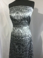 Load image into Gallery viewer, NEW Designer Multicoloured Silky Soft Satin Demask Print Fabric 57&#39;&#39;147cm