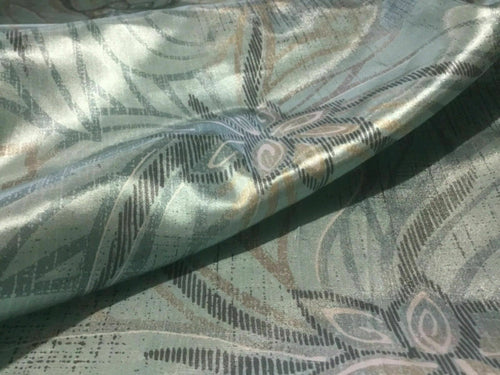 NEW Designer Multicoloured Silky Soft Satin Floral Print Fabric 58'' 148 cm
