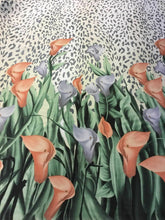 Load image into Gallery viewer, NEW Designer Multicolored Silky Soft Poly Satin Floral Leopard Fabric 57&#39;&#39; 145cm