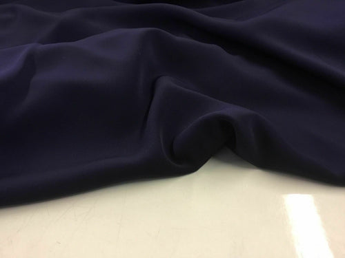 NEW Beautiful Purple Crepe De Chine Power Touch Fabric 45'' 115 cm