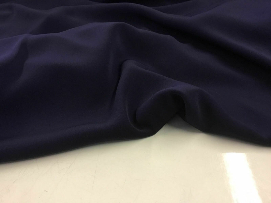 NEW Beautiful Purple Crepe De Chine Power Touch Fabric 45'' 115 cm
