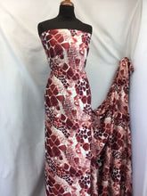Load image into Gallery viewer, NEW High Class Designer Silky Stone Soft Satin Print Fabric As Seen On Catwalk 3