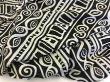 Load image into Gallery viewer, New Georgette Crepe Classic Greek Print Fabric 44&#39;&#39;113cm Dress Cloth Blouse Sew