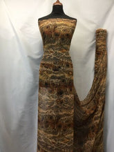 Load image into Gallery viewer, NEW High Class Designer Multicoloured Crinkle Chiffon Snake Skin Print Fabric