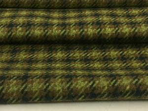 New High Class Designer Multi Colour Check Wool Fabric 60" 154 cm As Seen Online
