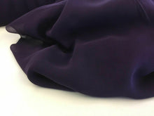 Load image into Gallery viewer, NEW French 100% Silk Purple Chiffon Fabric 44&#39;&#39; 113 cm Dress Scarf Valentino 9