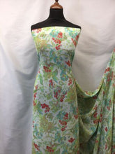 Load image into Gallery viewer, NEW High Class Designer Multicoloured Floral Leaf Chiffon Print Fabric 58&quot;