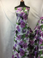 Load image into Gallery viewer, NEW High Class Designer Multicoloured Cotton Voile Floral Print Fabric 59&quot; 150cm